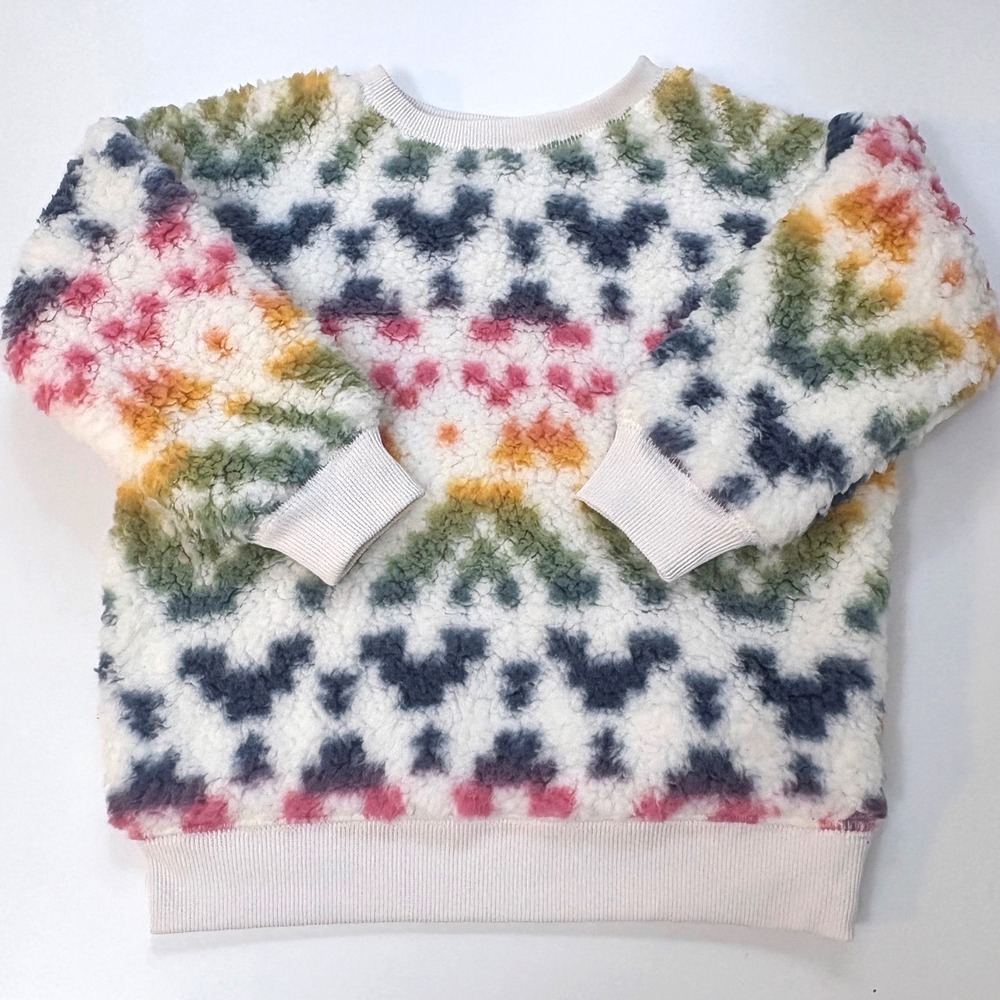 Jumping Beans Faux Fur Rainbow Sweatshirt 18M